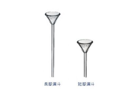 各式玻璃漏斗